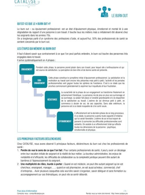 Qu’est-ce que le burn-out ?