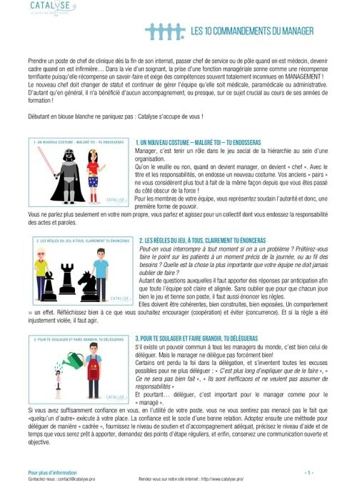 Dis c’est quoi un manager