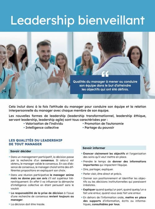 Leadership bienveillant