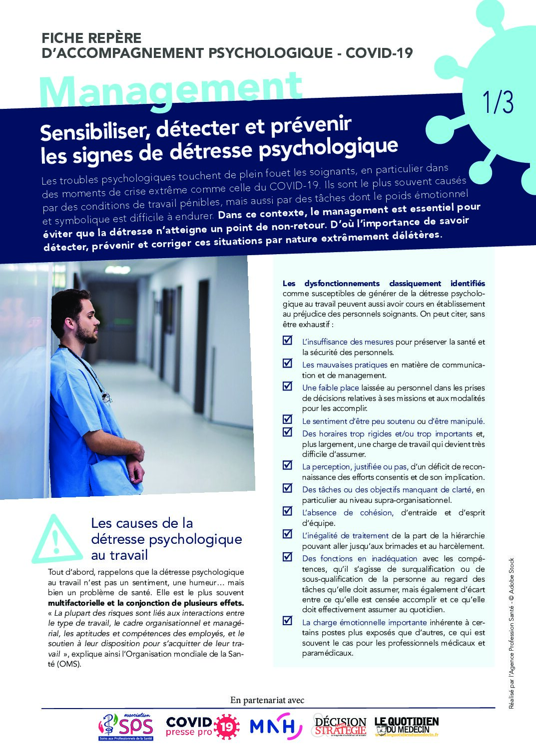 Management – sensibiliser, détecter et prévenir la détresse psychologique